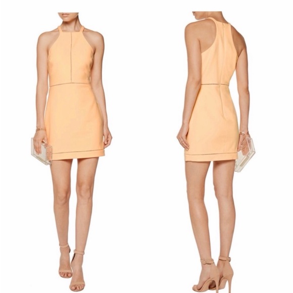 Elizabeth and James Dresses & Skirts - NWT Elizabeth and James Peach Reeves Pointelle-trimmed Chic Mini Dress. Size 0.